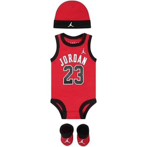 Nike Baby's Bodysuit, Hat and Booties 3 Piece Set