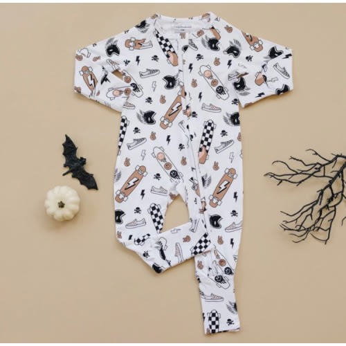 Bamboo Zip Romper | Sk8er