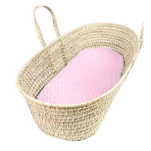 YOHOME Baby Moses Basket Super Soft Bubble Bed Baby Crib Care Pad Covers Fitted