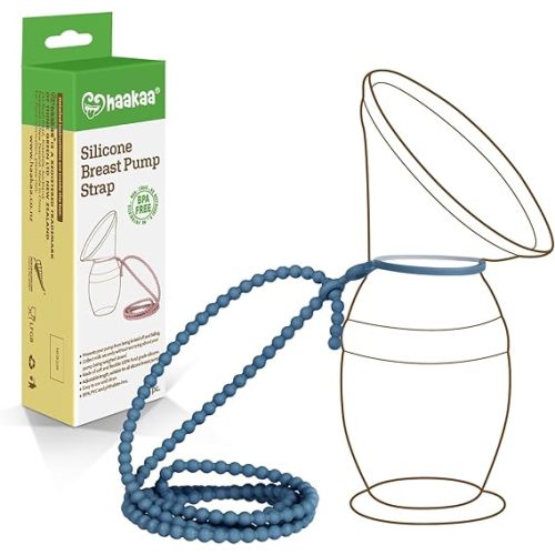 haakaa Breast Pump Strap for haakaa Gen.1/2/3 Breast Pump Manual Breast Pump Strap | Color: Bluestone