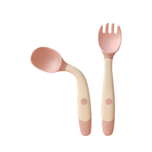 FACEGA Baby Spoons,360° Rotatable Feeding Utensils,Ideal for Babies Utensils 6-12 Months,Made of Food-Grade PP
