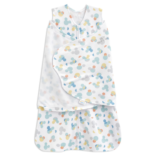 Halo® Sleepsack® x Disney Baby Swaddle, 100% Cotton, Mickey Overlay, Newborn, Unisex, 0-3 Months