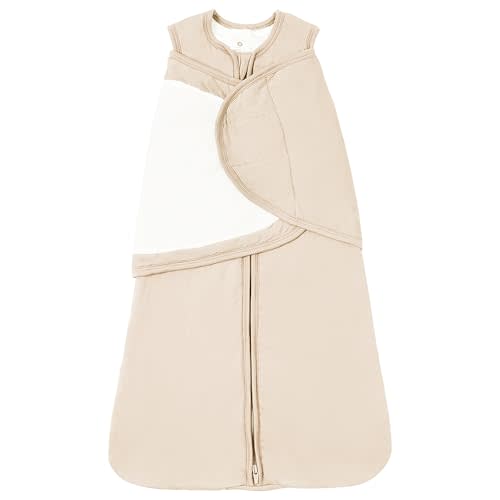 TOTBASIC Newborns Swaddle Sleep Sack 0–3 Months, 1.0 TOG Baby Blanket for Newborns, Soft Sleeping Bag for Infants