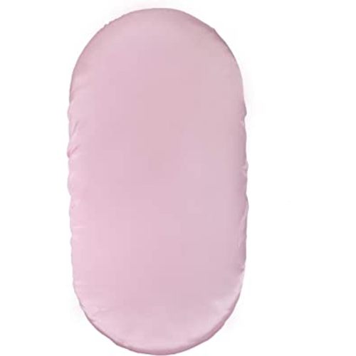 Pro Goleem Satin Bassinet Sheet Great for Baby Hair Soft Silk Feeling Sheet for Cradle or Bassinet Pad＆Mattress for Girls Gift for Newborn and Infant Pink