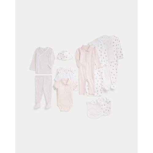 Polo Bear Cotton 12-Piece Gift Set for Baby Girls | Ralph Lauren