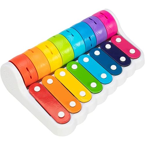 Fat Brain Toys Rock 'N Roller Piano - Musical Bells for Babies & Toddlers