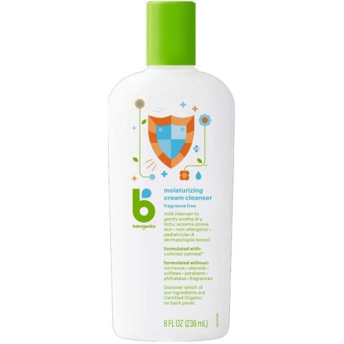 BabyGanics Bye Bye Dry Moisturizing Therapy Wash, 8 Fluid Ounce (Pack of 2), Packaging May Vary