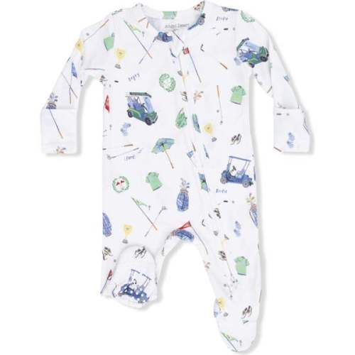 2 Way Zipper Footie, Golf Things - Angel Dear | Maisonette