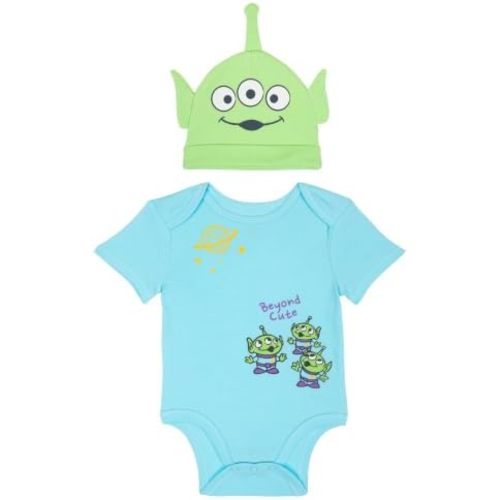 Disney Cosplay Baby Bodysuit and Hat Set Newborn to Infant Sizes (Newborn - 24 Months)