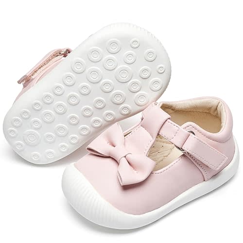 Felix & Flora Soft Sole Baby Dress Shoes - Infant Baby Walking Shoes Moccasinss Rubber Sole Crib Shoes