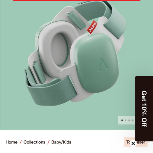 Muffy Baby Comfort Baby Ear Protection | Alpine