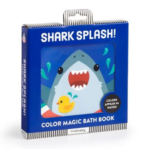 Shark Splash! Color Magic Bath Book - by Mudpuppy (Hardcover)