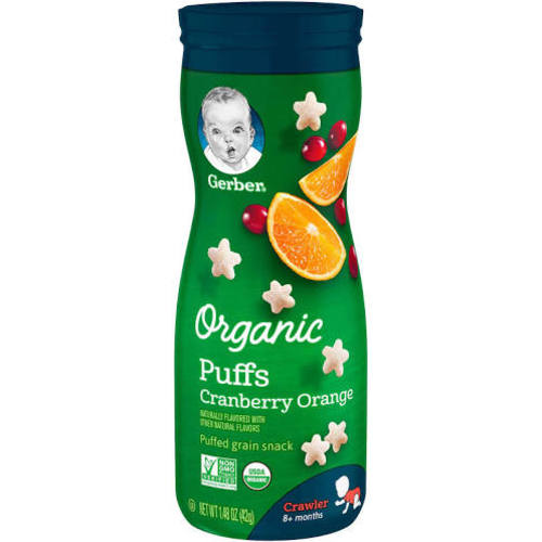 Nestle Organic Orange Cranberry Puffs Baby Snack, 1.48 Ounce -- 6 per case | Google Shopping