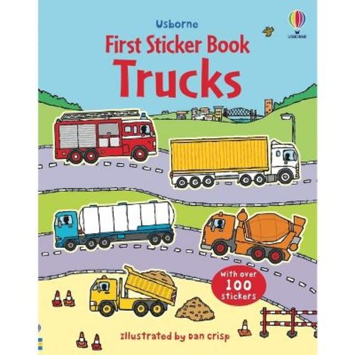 First Sticker Book Trucks - (First Sticker Books) by Sam Taplin (Paperback)
