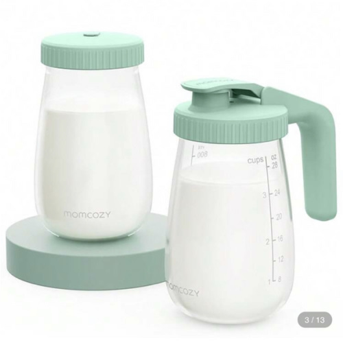 Momcozy Glass Breast Milk Pitcher-1 Pack, Green