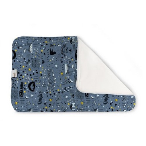 Kanga Care Reusable Absorbent & Waterproof Changing Pad 24" x 15" - Wander Blue