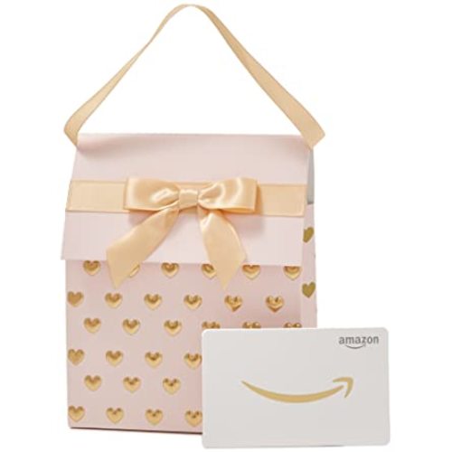 Amazon.com Gift Card in a Gift Bag - Pink and Gold Gift Bag