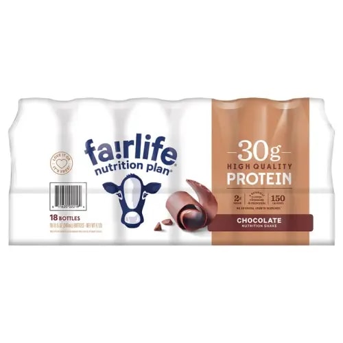 Fairlife Nutrition Plan, 30g Protein Shake, Chocolate, 11.5 fl oz, 18-pack | Costco