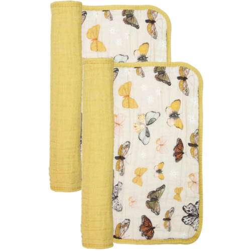 Cloud Muslin™ Burp Cloth 2 Pack - Amelia/Honey – Lou Lou & Company