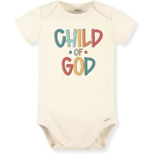 Child Of God Religious Cute Baby Bodysuit Shirt Premium Custom Baby Clothes Unisex Baby Gift for Mom Newborn