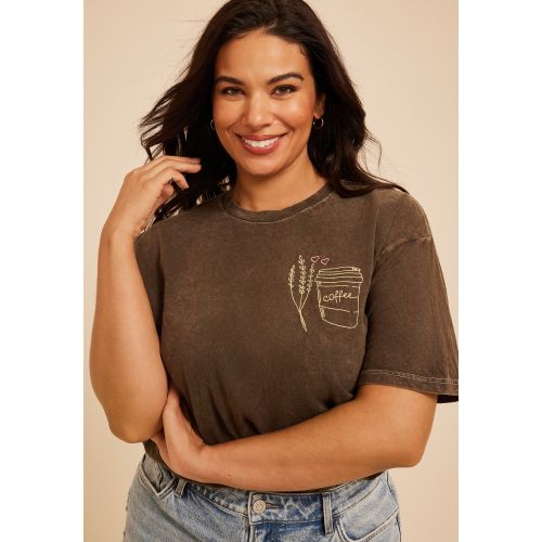 Plus Size Coffee Standard Fit Graphic Tee | maurices
