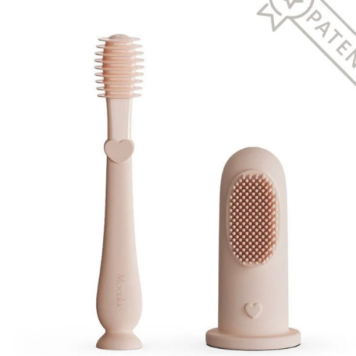 Moonkie Silicone Finger Toothbrush Set