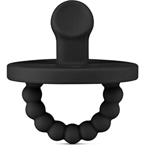 Ryan & Rose Cutie PAT Pacifier Teether (Slant, Black)