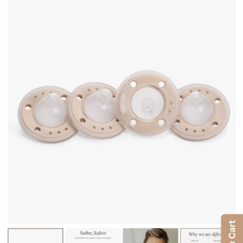 Ninni Pacifier Oatmeal 4 Pack