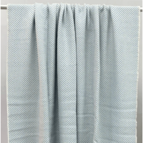 Herringbone Baby Alpaca Blanket