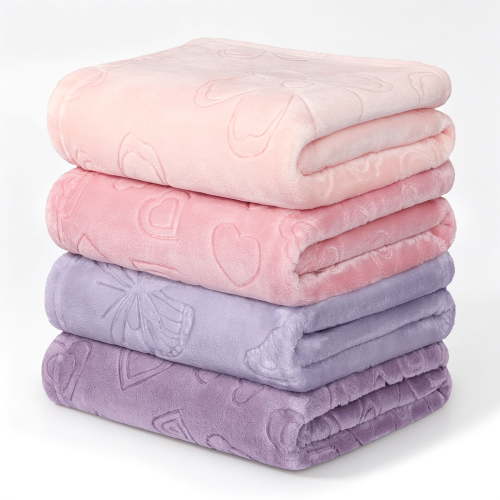Boritar 4 Pcs Baby Blanket 3D Flannel Fleece Crib Blanket, Warm and Lightweight Animal Pattern for Infant Toddler Newborn 30x40 Inch