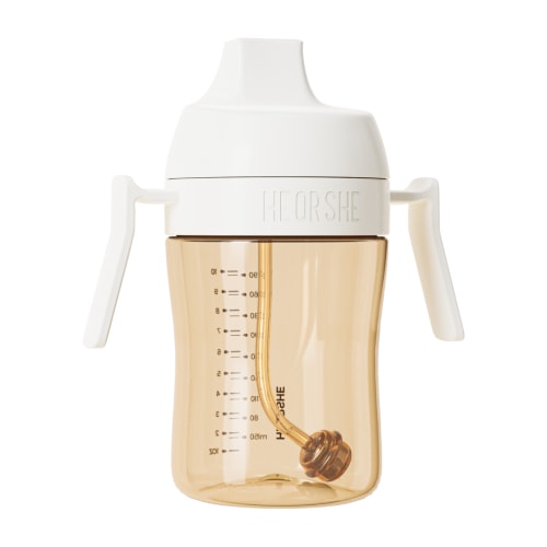 HEORSHE 10 oz Baby Sippy Cup – Leak-Proof Design with Soft Silicone Spout