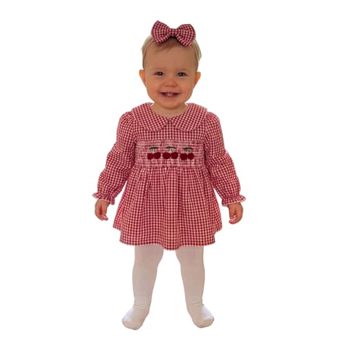 Western Baby Girl Clothes Cow Print Romper Smocked Bubble Ruffle Sleeve Bow Bodysuit Newborn Infant Cowgirl Outfit