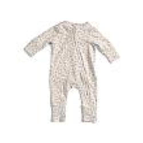 Newborn Girls Ocelot Print Long Sleeve Zip Romper | Kids & Baby | TJ Maxx