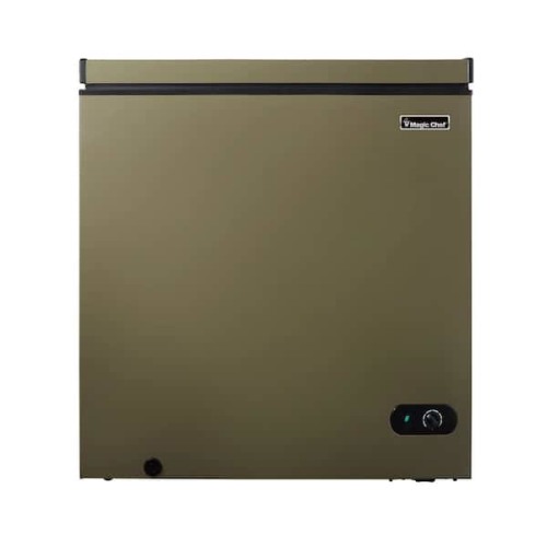 7.0 cu. ft. Manual Defrost Chest Freezer in Army Green, Garage Ready