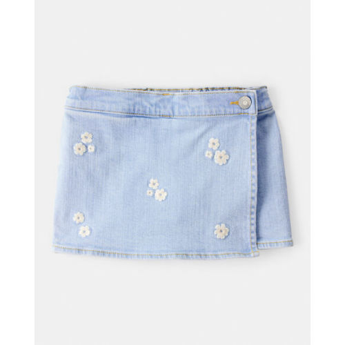 Toddler Girl Embroidered Denim Skort - Blue - OshKosh B'gosh | Carter's