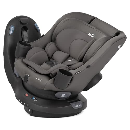 Chili Spin SI Rotating 2-in-1 Convertible Car Seat, Rear and Forward-Facing, No-Rethread Harness, Tested to Safety Standards (Thunder)
