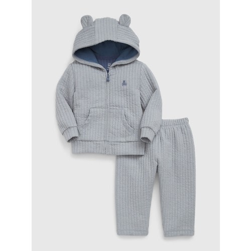 Baby First Favorites Quilted Outfit Set in bainbridge blue, size: 0-3 M