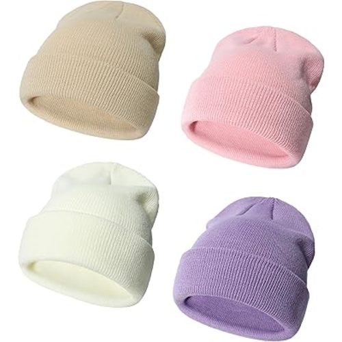 ENBAOHUI Baby Beanie Hat Newborn Winter Warm Knit Hat Kids Soft Beanie Cap Boys Girls Winter Warm Knit Hat