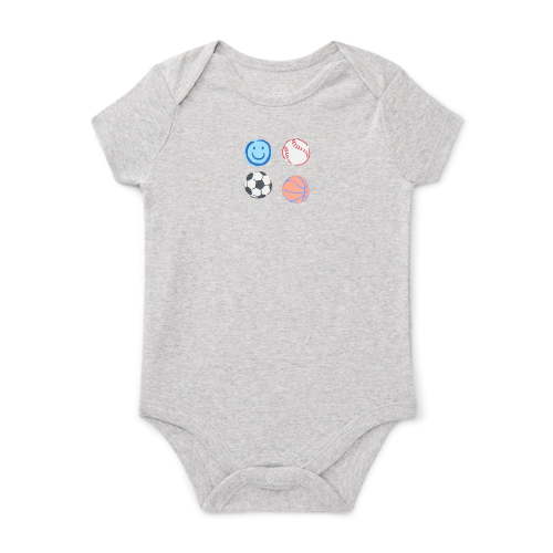 Wonder Nation Baby Boys Cotton Lap Shoulder Bodysuit, Sizes 0M-24M