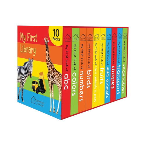 My First Library: Boxset of 10 Board Books for Kids