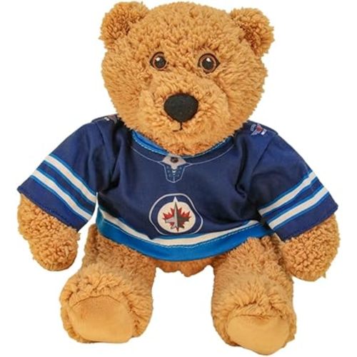 10 Inch Brown Bear Plush, Winnipeg Jets Jersey