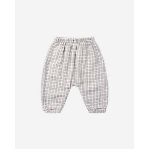 Woven Pant Blue Gingham – Quincy Mae