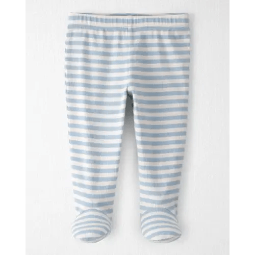 Baby Organic Cotton Footed Pants in Stripes - Little Planet | Carter's