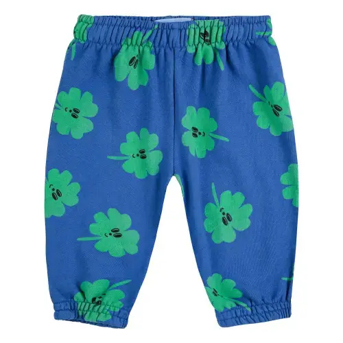 Bobo Choses - Trèfles Organic Cotton Jogger - Blue | Smallable