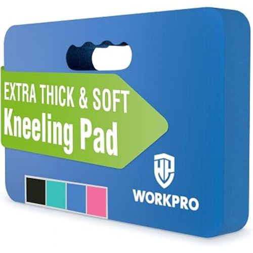 WORKPRO Extra Thick NBR Kneeling Pad, 17.5 x 11 x 1.5 in, Blue