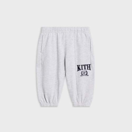 Kith Baby Collegiate Nelson Sweatpant - Light Heather Grey