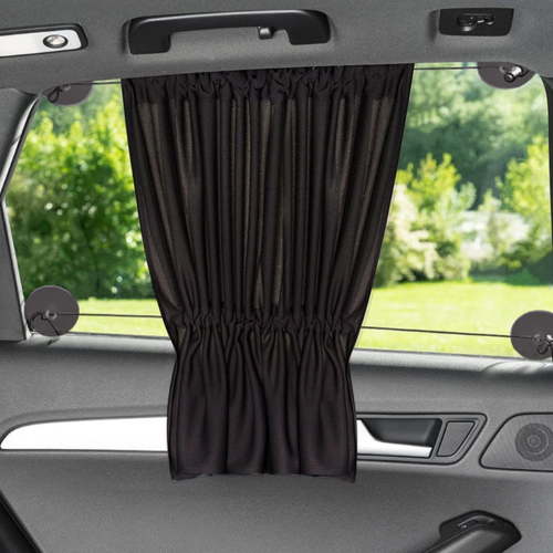 LEHOZIHEQ 2PCS Car Window Shades, Stretchable Car Curtains for Sunburn Protection & Car Interior Cooling, Universal Car Accessories Car Privacy Shades for Automotive Glass