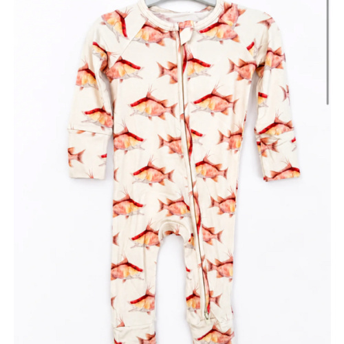 Hogfish Horizon - Bamboo Zippy Sleeper Pajamas - Ready to Ship – Bub & Tide