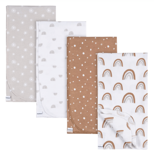 4-Pack Baby Neutral Boho Rainbow Flannel Blankets – Gerber Childrenswear