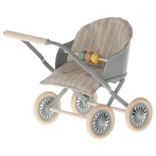 Tiny Mint Stroller for Mice - Maileg - Maileg USA